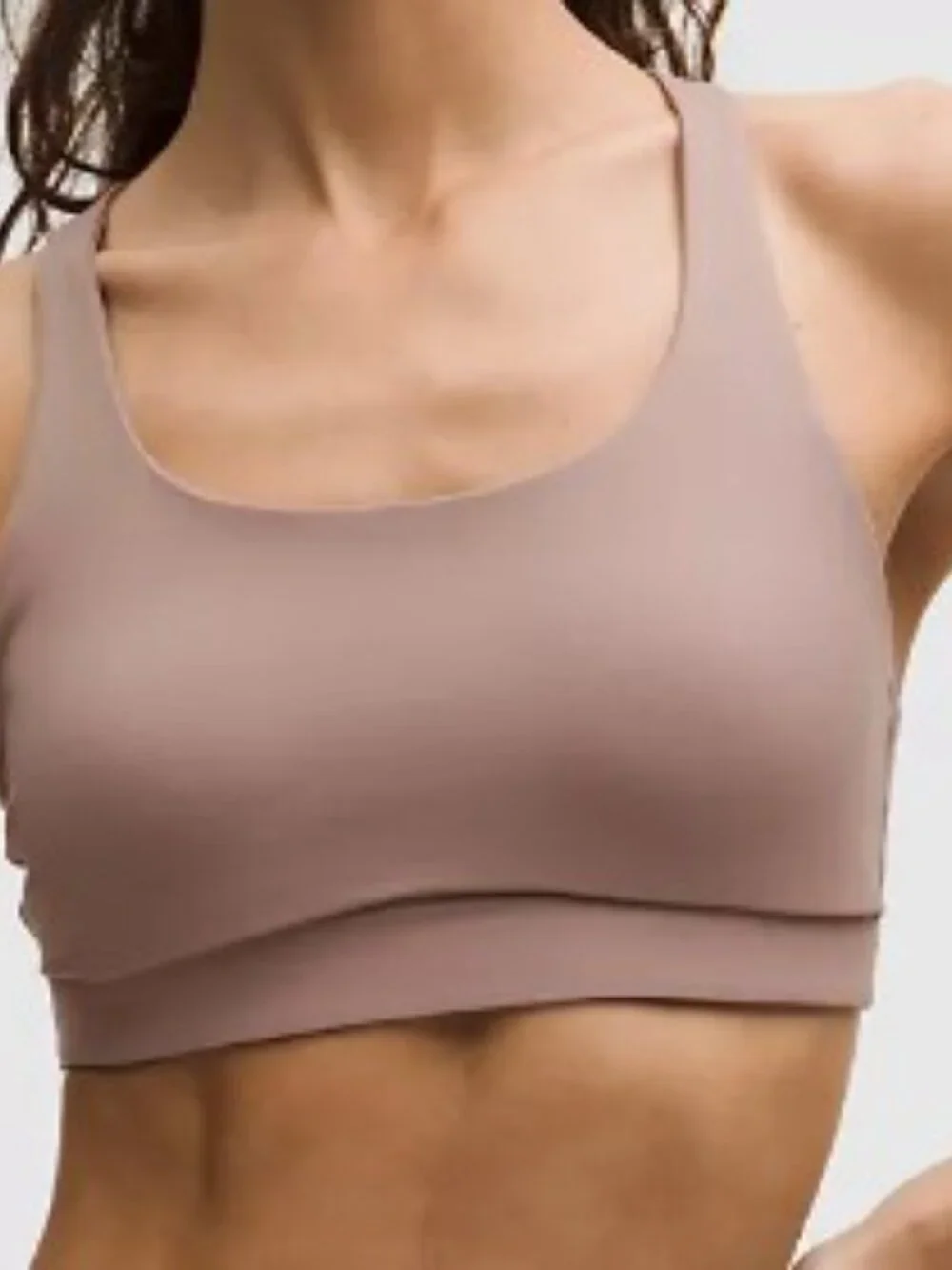 LULULEMON Energy Evolve Medium Support Bra in Ashen Rose Sz MEDIUM - Picture 4 of 5